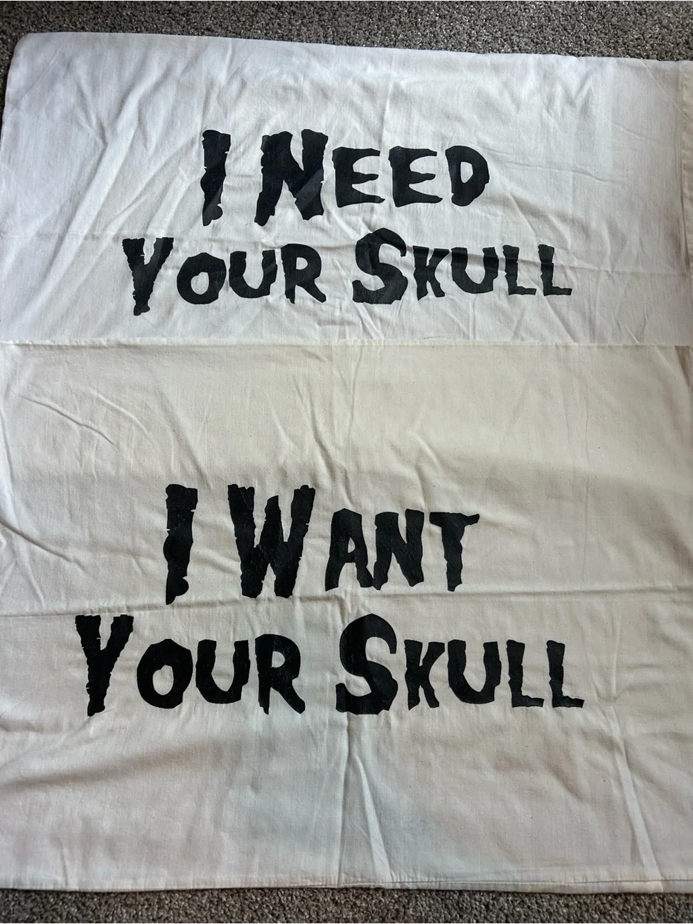 Misfits pillow cases  - “I Need Your Skull”